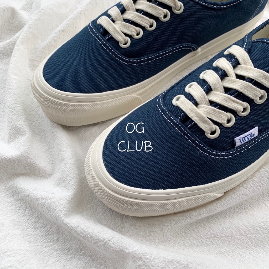 vans vault navy blue