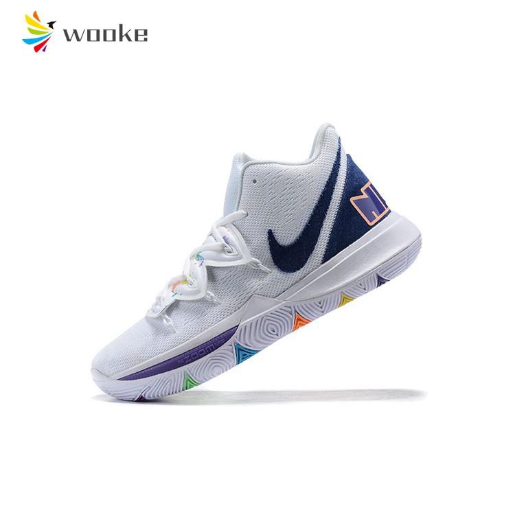 kyrie 5s all white
