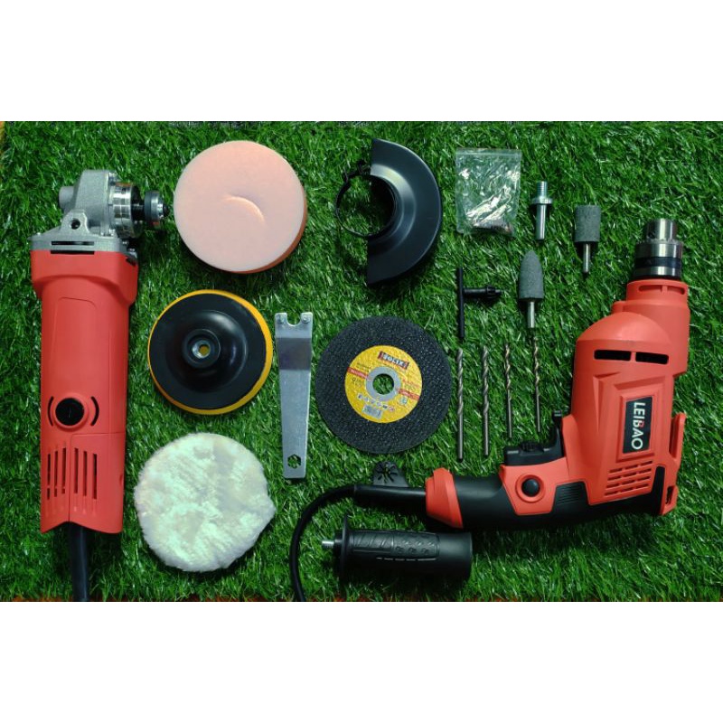Grinder With Drill Set with accessories ( LEIBOA ) Shopee Philippines