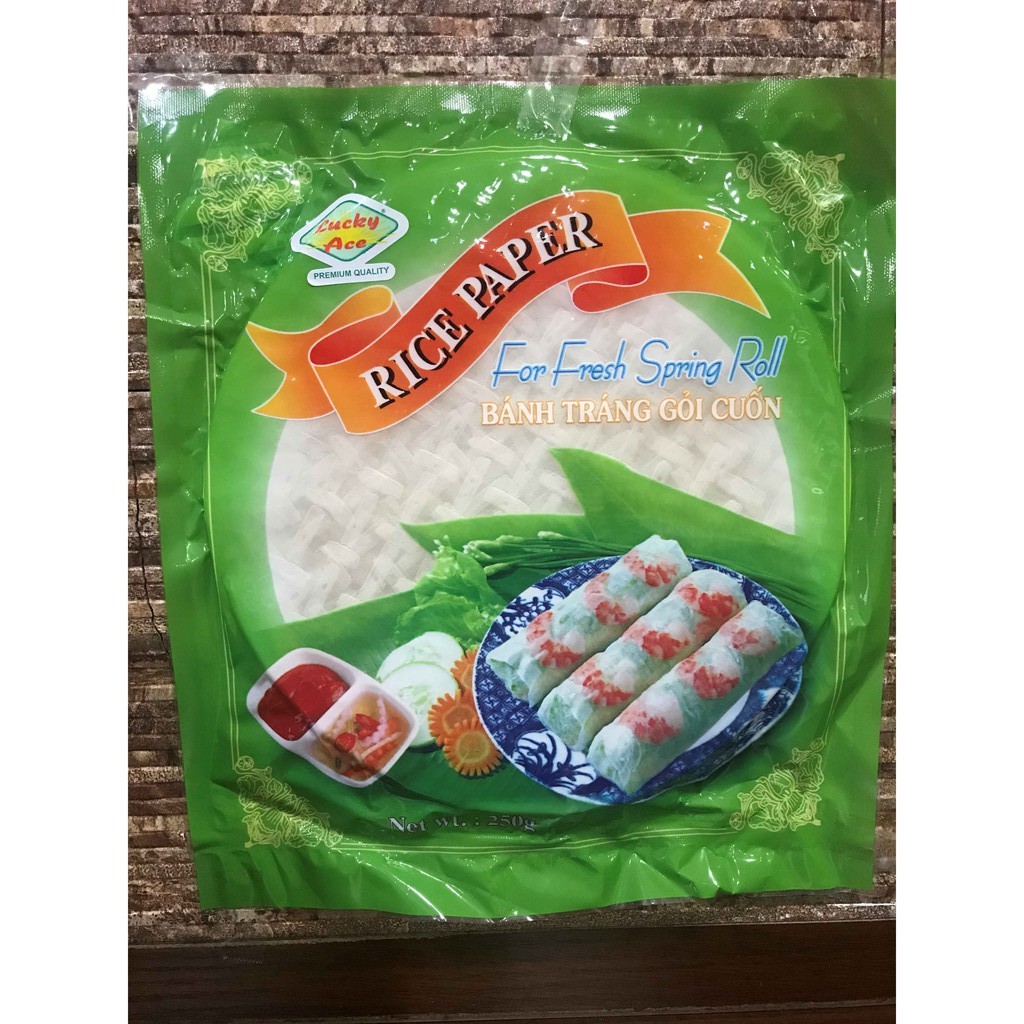 Lucky Ace Rice Paper ( Spring Roll Wrapper) Shopee Philippines