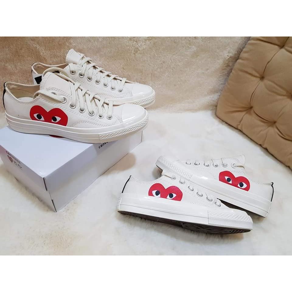 cdg converse cream