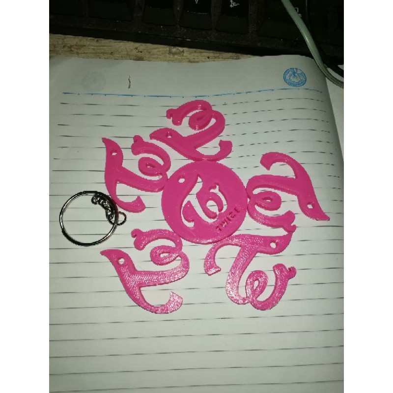3d Printed Twice Logo Keychain Kpop Shopee Philippines