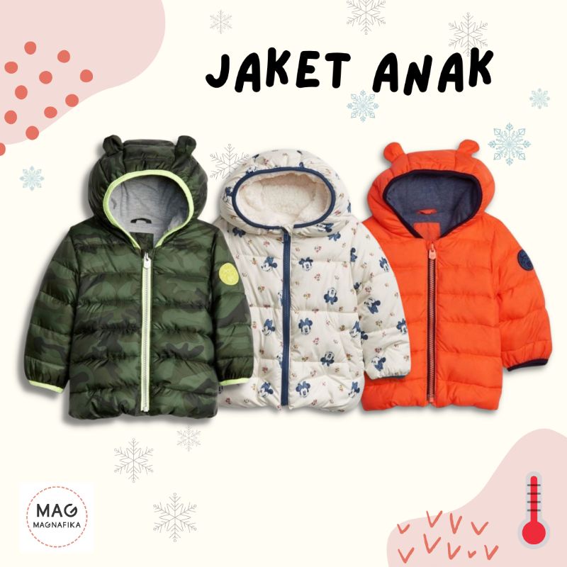WINTER JACKETS UP TO 2 YEARS OLD