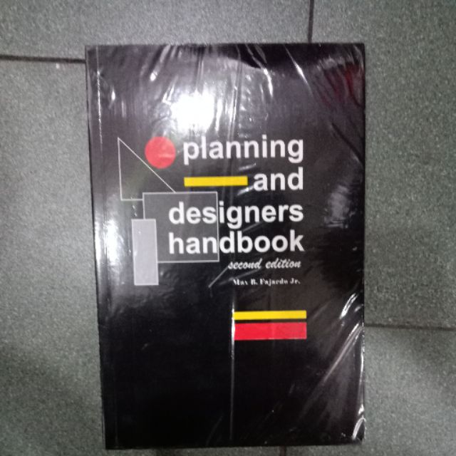 PLANNING AND DESIGNER HANDBOOK.BY MAX FAJARDO Shopee Philippines