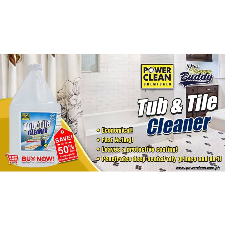 LITER Concentrated Tub and Tile Cleaner Heavy Duty Restroom Toilet