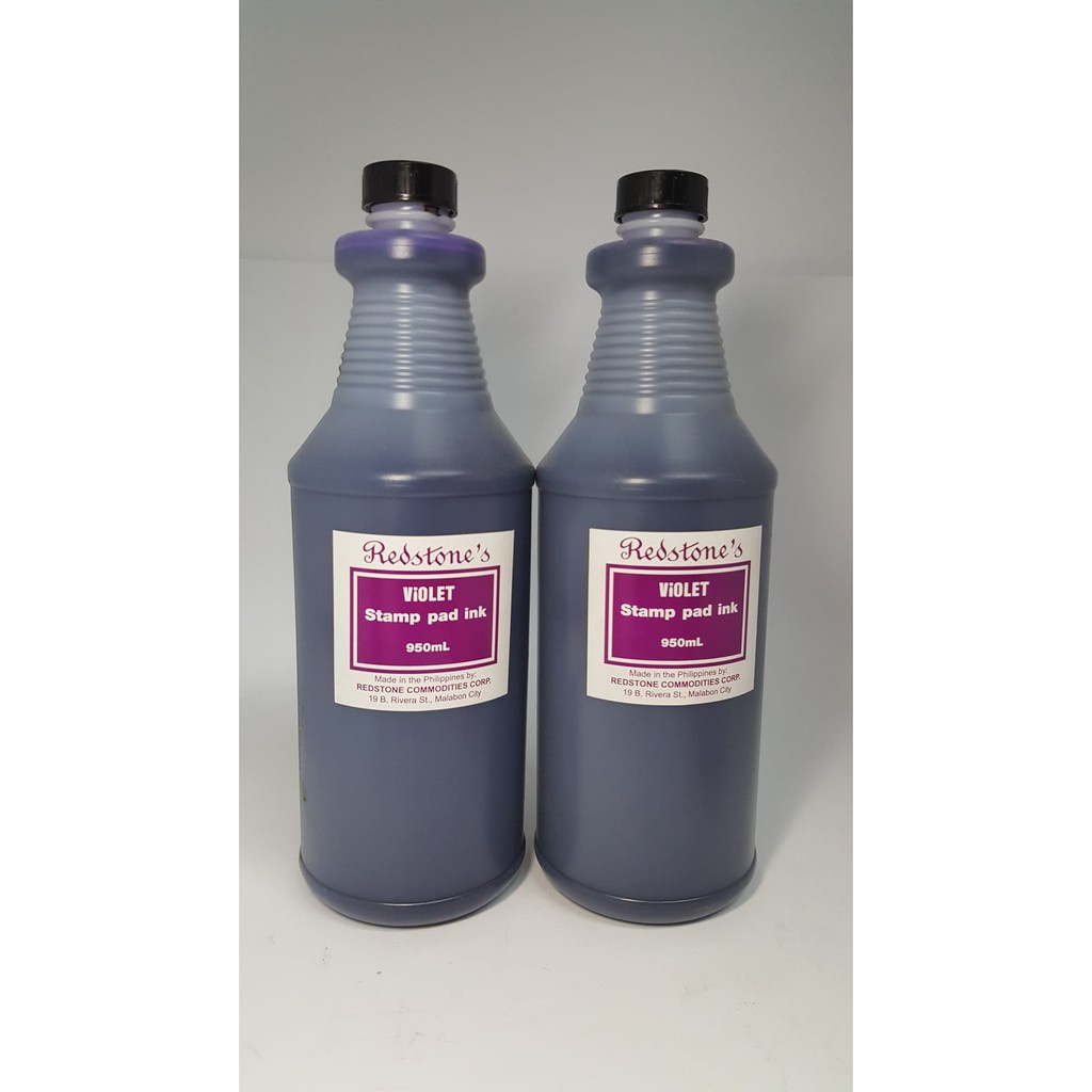 1 BTL. STAMP PAD INK 950ml VIOLET REDSTONE'S Shopee Philippines