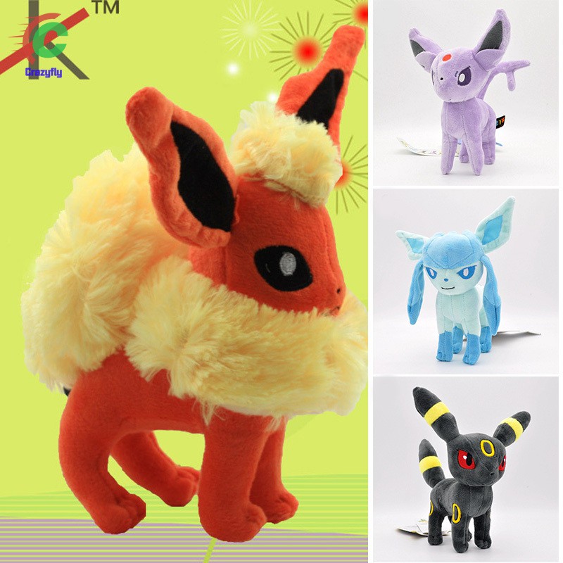 Pokemon Stuffed Doll Plush Toy Glaceon Leafeon Umbreon Espeon Jolteon ...