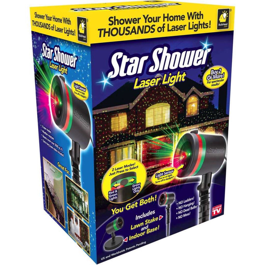 star shower motion laser light