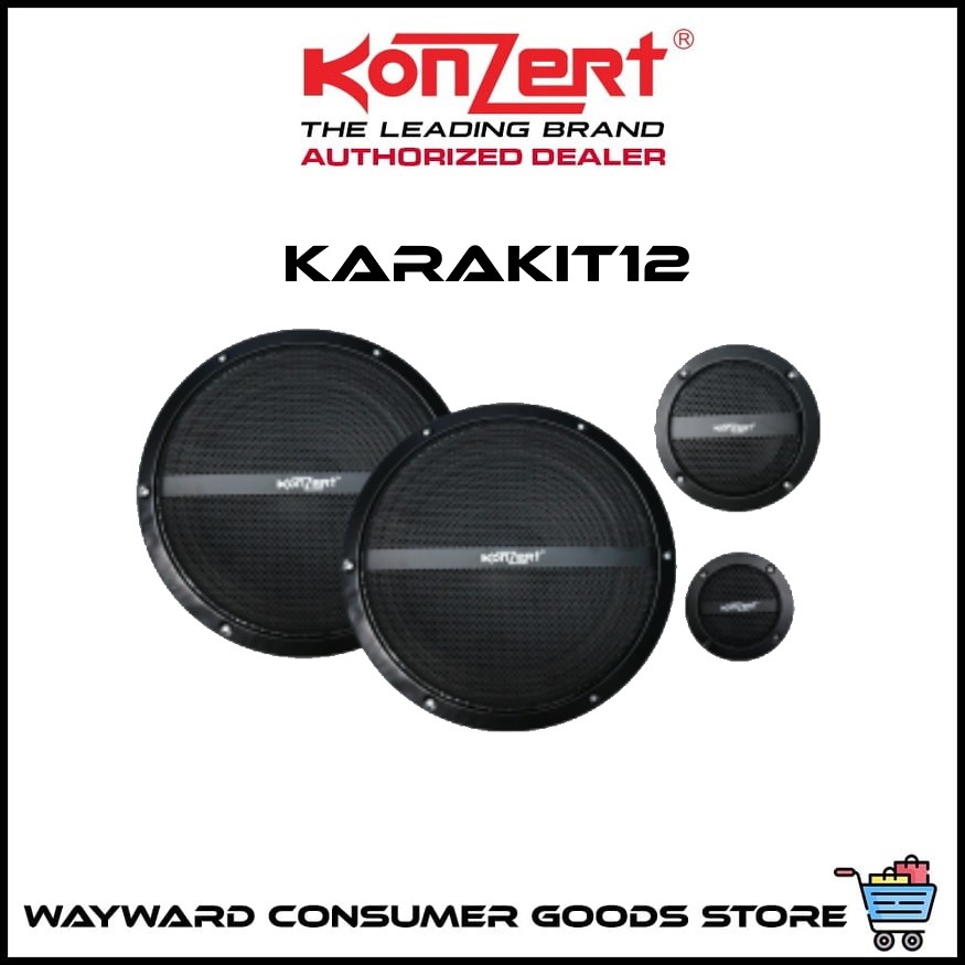 KONZERT (KARAKIT12) Karaoke Speaker Kit 2pcs. 12" Woofer 220W, 1pc