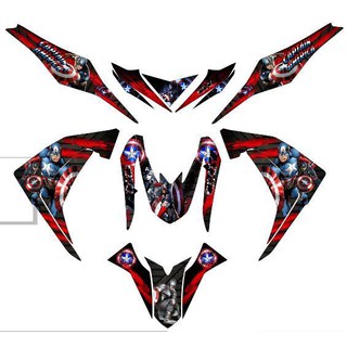 Decals Sticker Motorcycle Decals For Sniper 150 008 One Piece Red Shopee Philippines