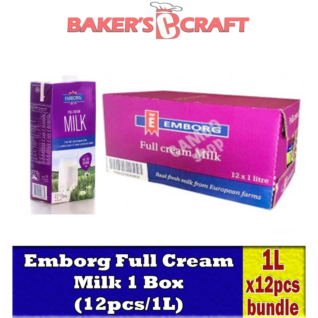 Full Cream Milk 1 Box (12pcs/1L) Shopee Philippines