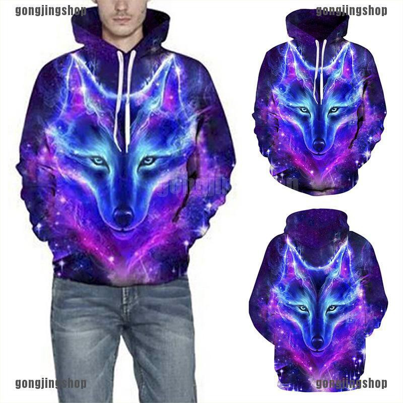 wolf 3d hoodie