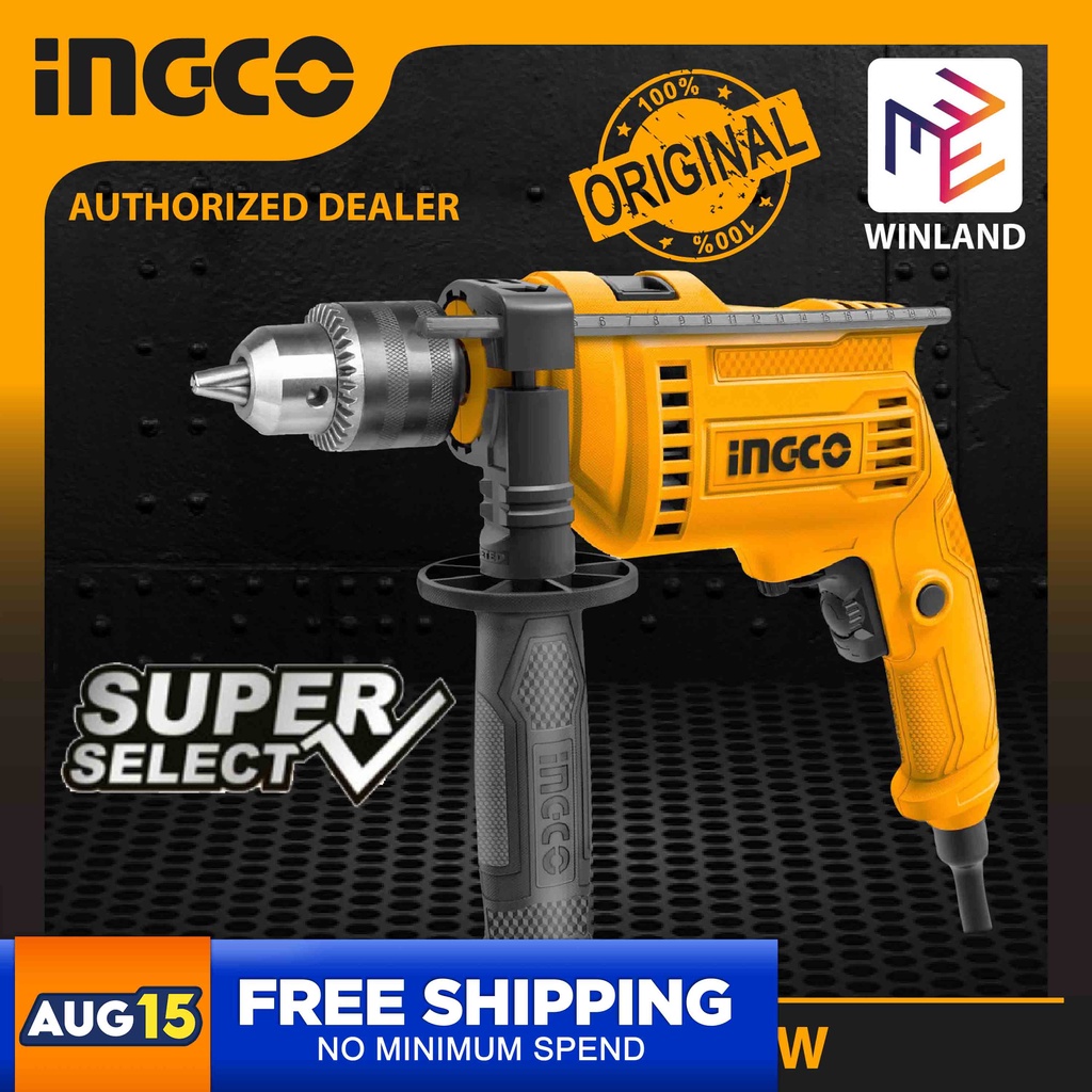 INGCO Impact Drill 680W w Variable Speed & Hammer ID6808 | Shopee ...