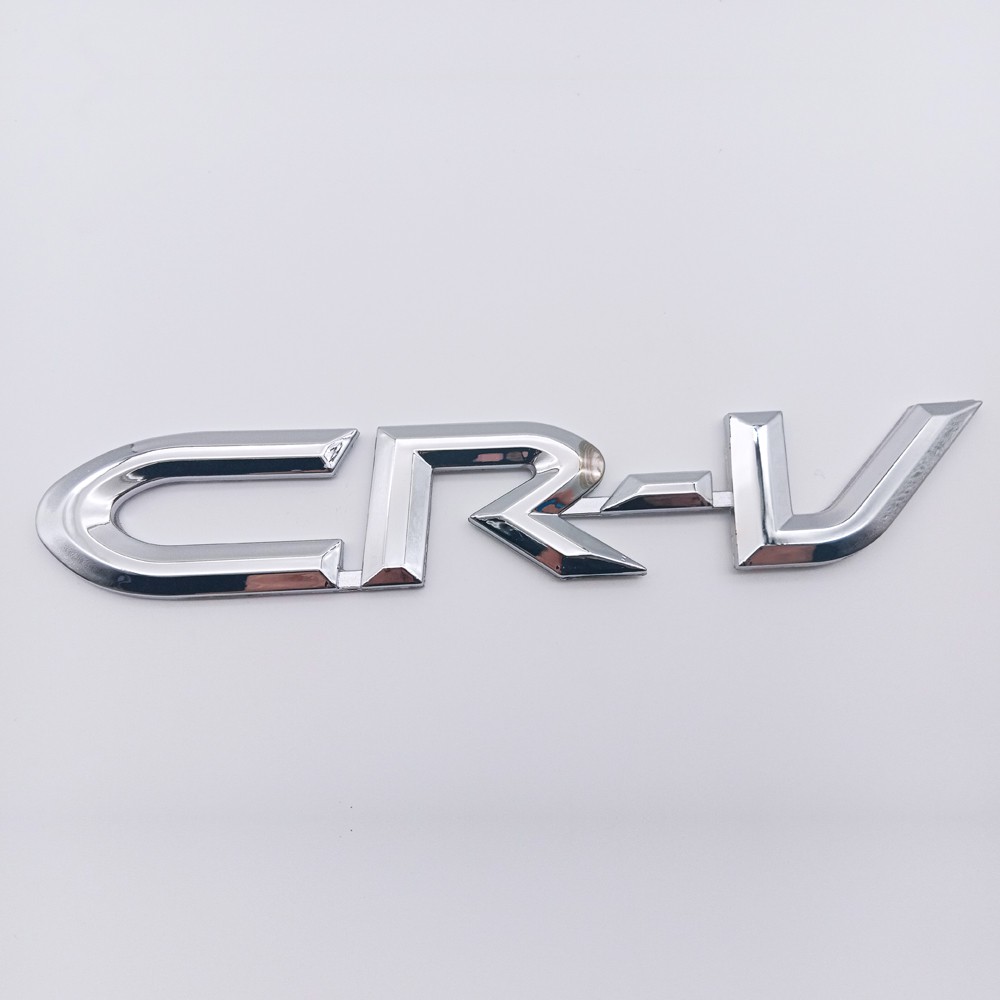1 X ABS Chrome CRV Logo Auto Car Trunk Lid Emblem Badge Sticker 