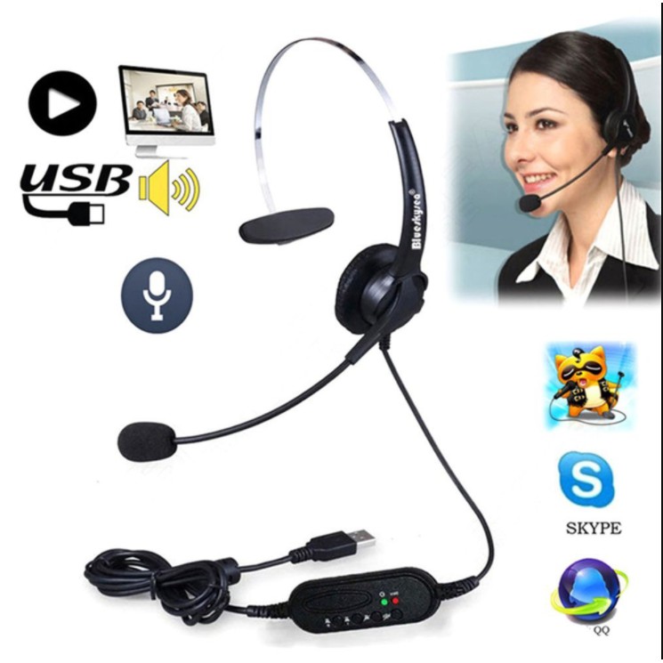 usb headset with microphone for pc