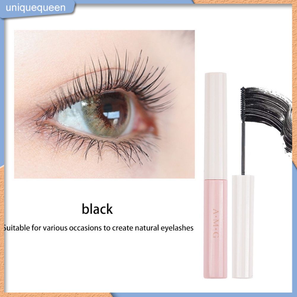 UNIQ- A.M.G Long-lasting Mascara Small Brush Mascara Long Thick Curling ...