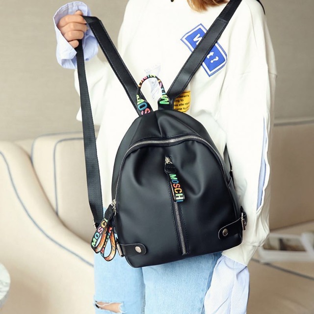 moschino nylon backpack