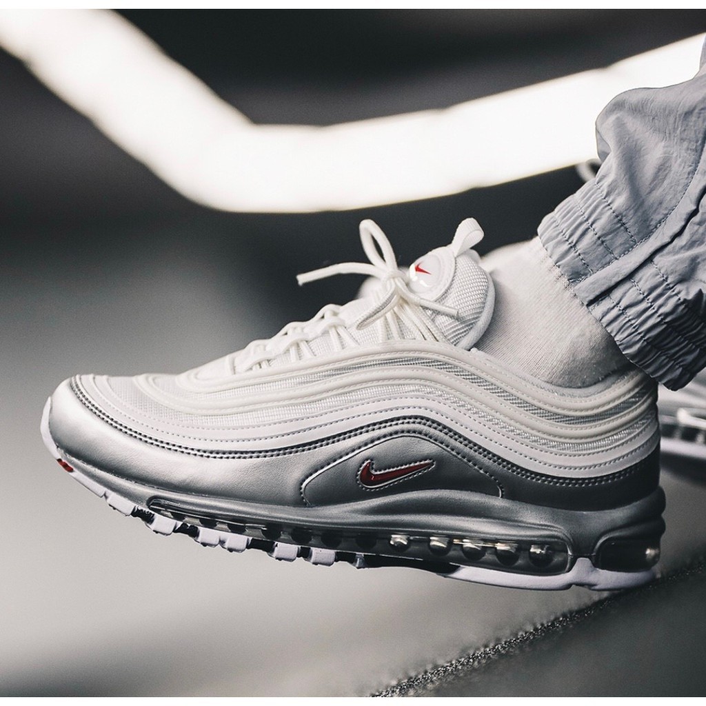 air max 97 silver red