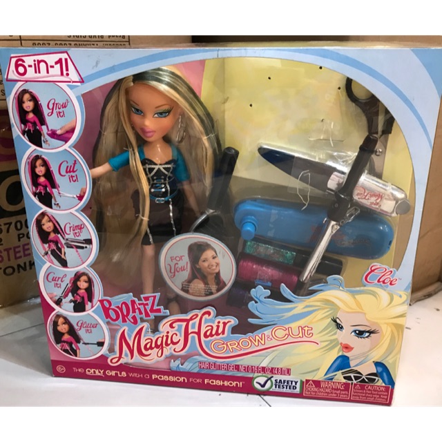 bratz magic hair grow and cut cloe