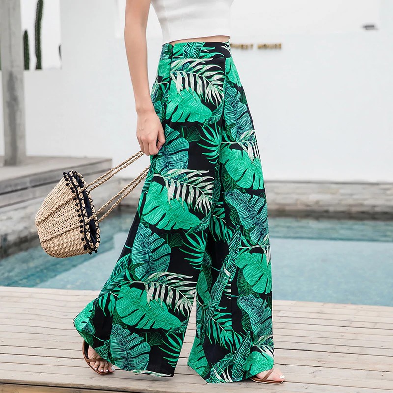 wide leg holiday trousers