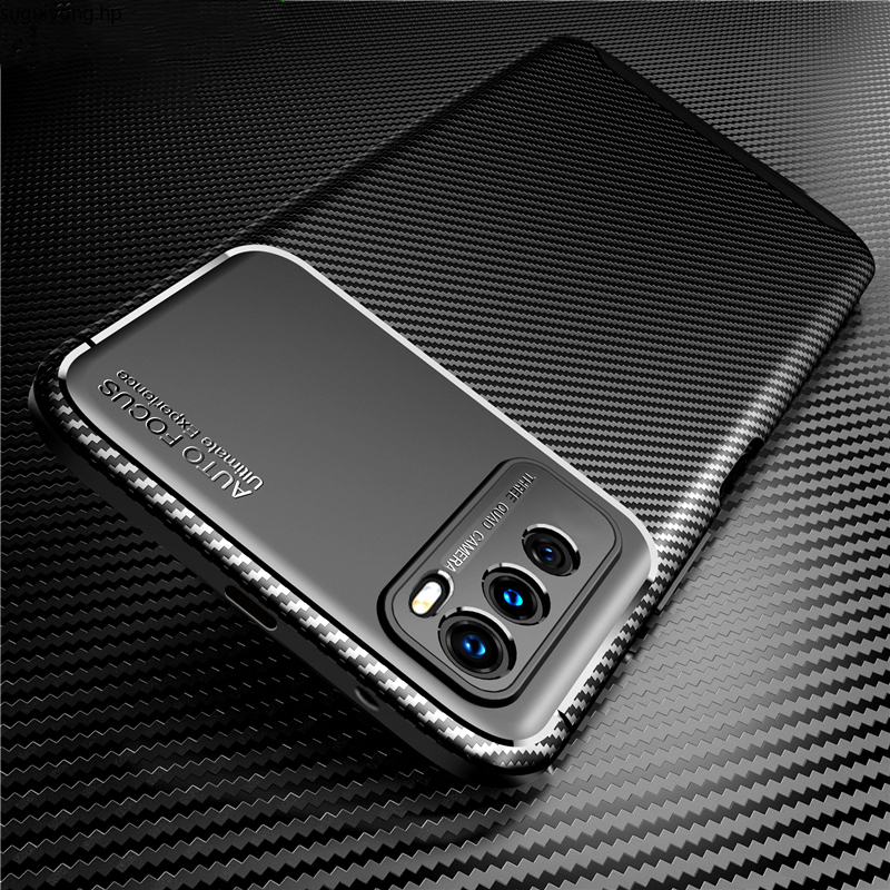 Xiaomi POCO M3 Case Carbon Fiber Texture Soft Silicone Shockproof Back Cover Xiaomi mobile phone