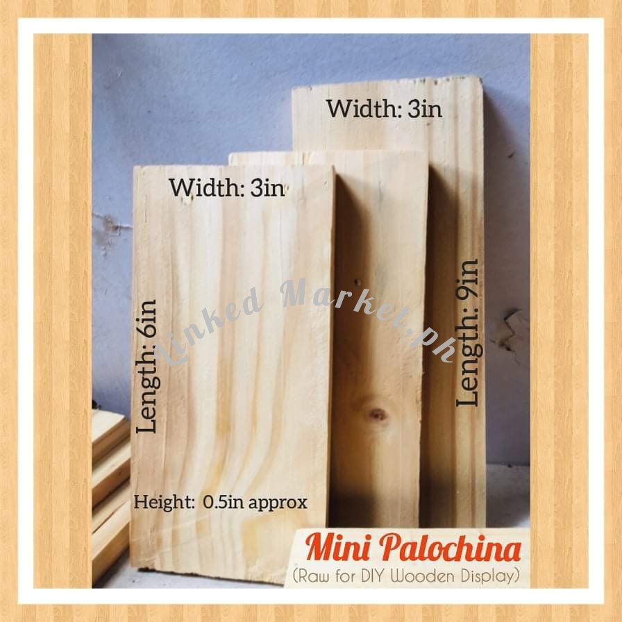 MINI PALOCHINA WOOD PLANKS (Pinewood) Shopee Philippines