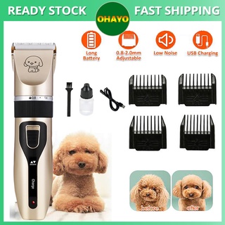 Electric Pet Shaver Dog Cat Hair Trimmer Shaver Rechargeable Animal Grooming Clipper Shaver