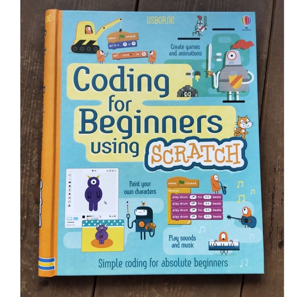 Usborne My First Computer Coding Book with Scratch (spiral-bound) | Shopee  Philippines