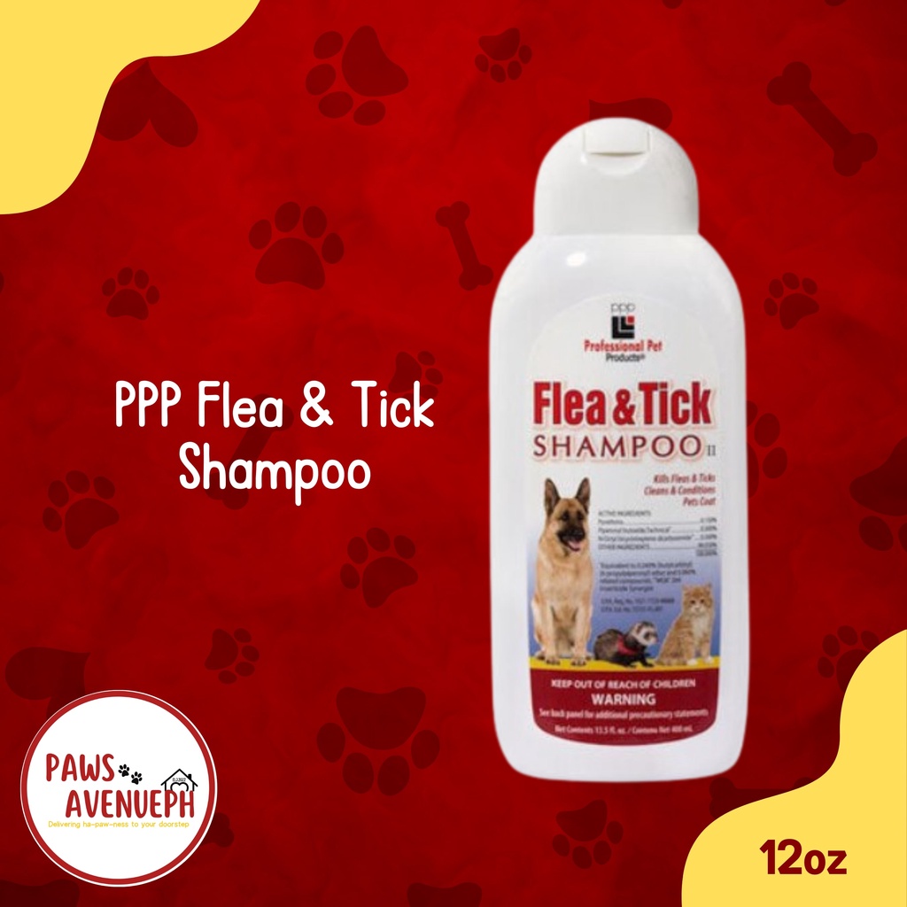 PPP Flea & Tick Shampoo For Pets 12oz Shopee Philippines