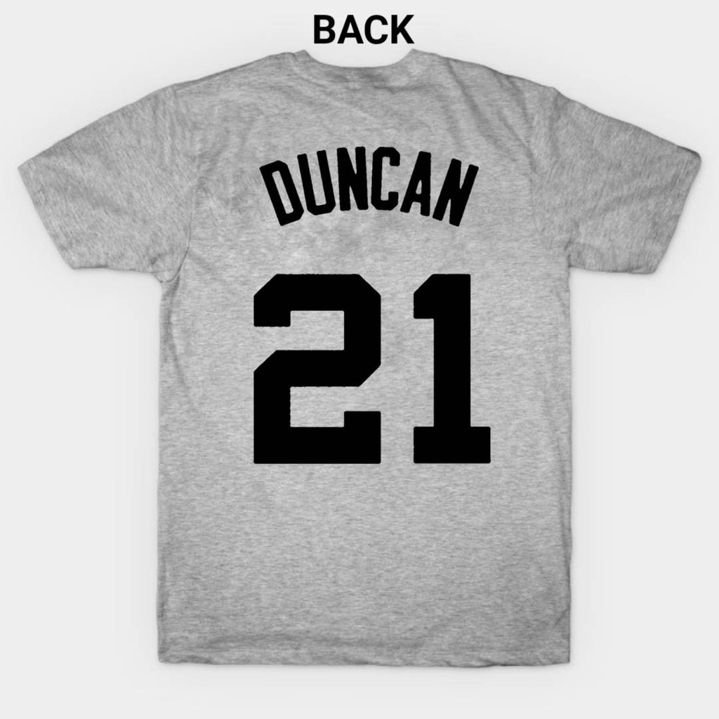 tim duncan t shirt jersey