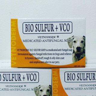 Vetnoderm Bio Sulfur + Vco soap for animals