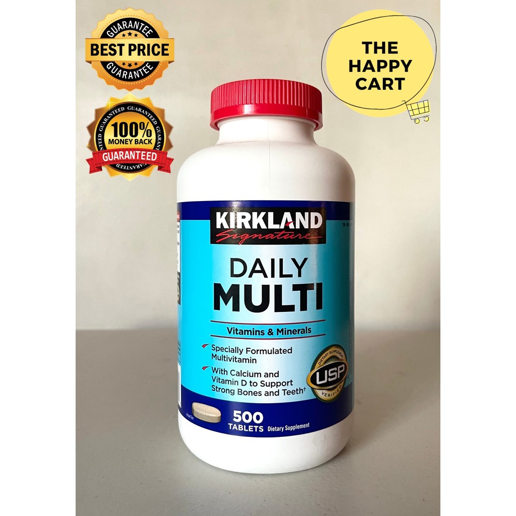 Kirkland Signature Daily Multivitamins and Minerals 500 tablets