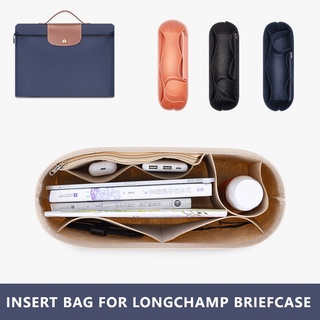 Felt Insert Bag for Longchamp Le Pliage Women's Briefcase Organizers Lining Liner Bag Computer Storage Inner Hnandbag
