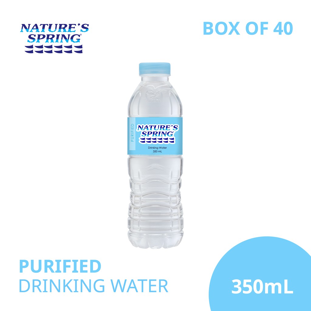Nature S Spring Purified Water 350 Ml Shopee Philippines