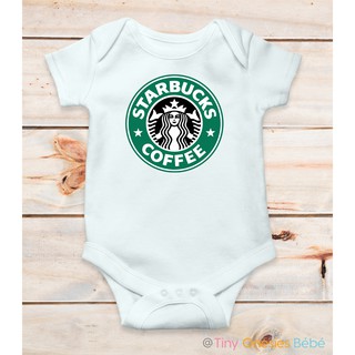 starbucks baby onesie