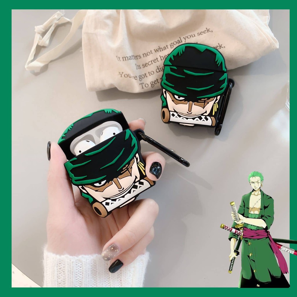 High Quality Airpods Case Japanese Anime One Piece Zoro Protective Cover For Apple Airpods 1 2 Pro Shopee Philippines