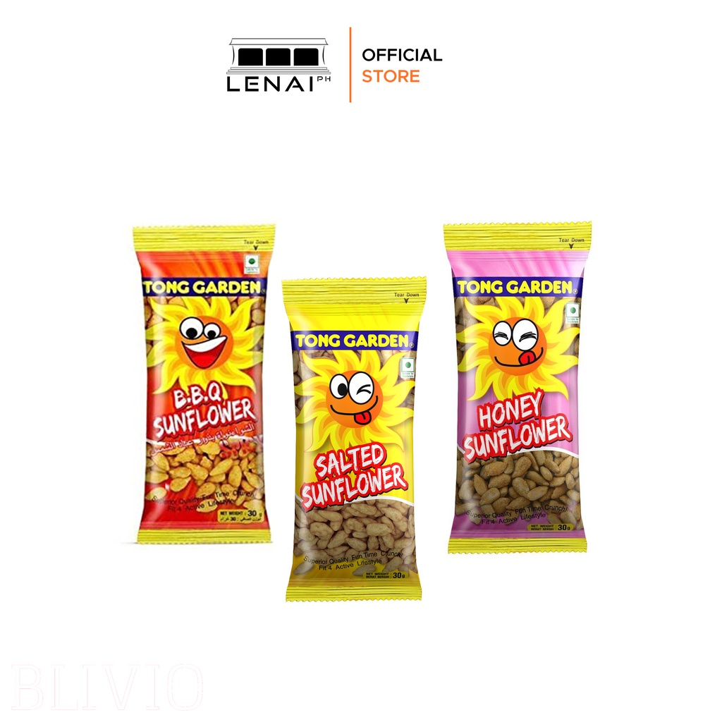 TONG GARDEN Salted Sunflower Kernel Seeds 30g/BARBEQUE SUNFLOWER 30G