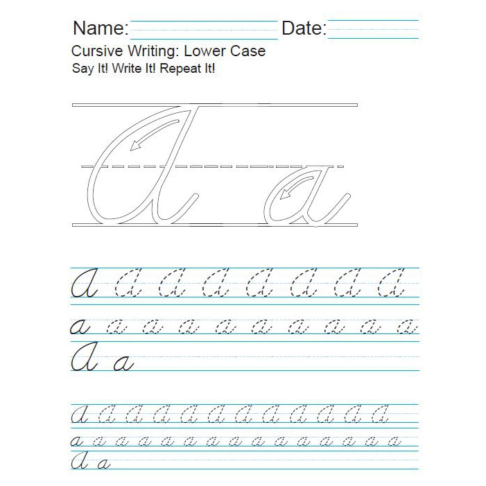 practice cursive tracing letters a z worksheets letter size shopee philippines