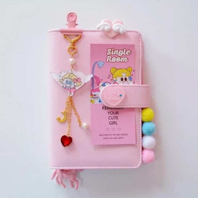 Korean Macaroon Girl DIY notebook scrapbook Diary Planner Shopee