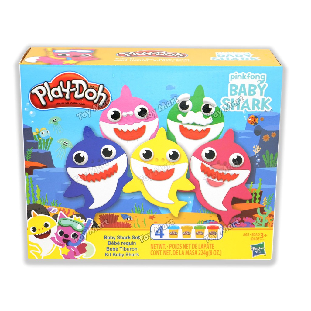 Play Doh Baby Shark Play Clay Set W 4 Non Toxic Clays Children Learning Playdoh Clay Set Shopee Philippines
