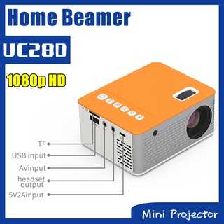 High Definition UC28D Mini Projector 16.7M Audio Portable Phone Monitor Home Beamer Player Full Supp