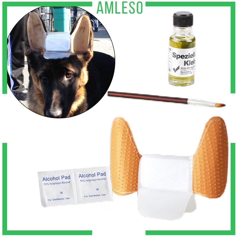 [AMLESO] Puppy Dog Ear Erect Stand Up Sticker Ear Care Tool Kit for German Shepherd #4