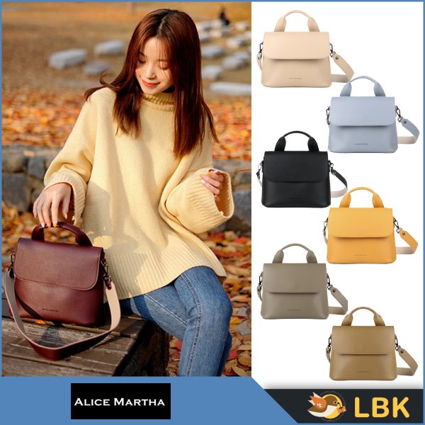 Alice Martha Rosie Top Handle Shoulder Bag 10 Colors Shopee Philippines