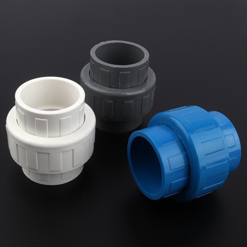 I.D.63110mm PVC Union Connector Aquarium Tank Tube Adapter Garden