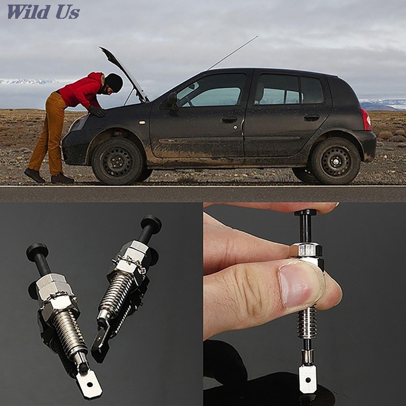 mga kalakal sa stock2pcs Hood Door Pin Switch Adjustable Alarm Light