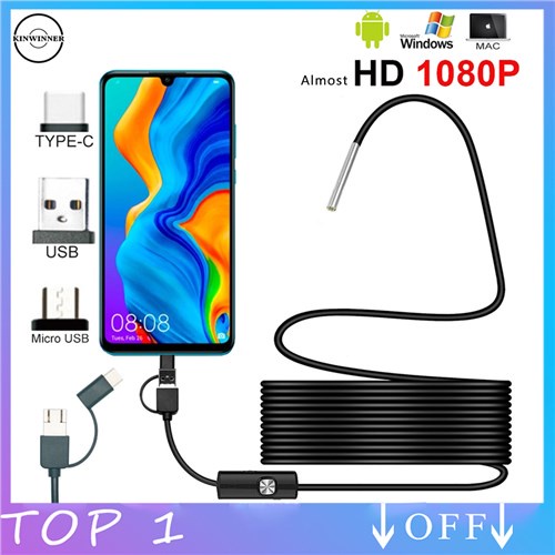 3.9mm Endoscope camera Android PC USB Type C Interface camera endoscope