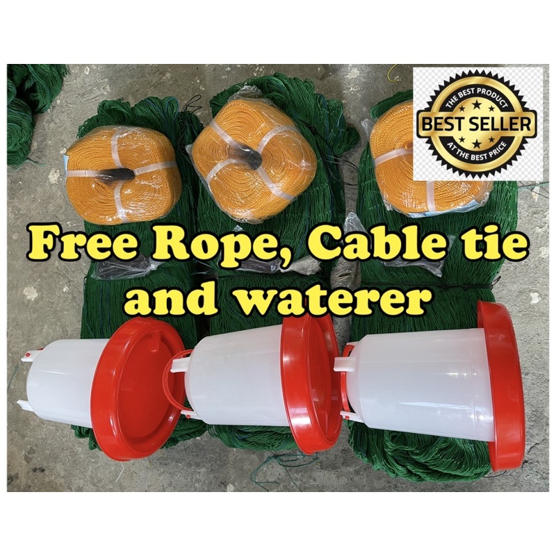 NET / CHICKEN NET / RANGE NET 100 METERS free 200 meters rope and cable tie Shopee Philippines