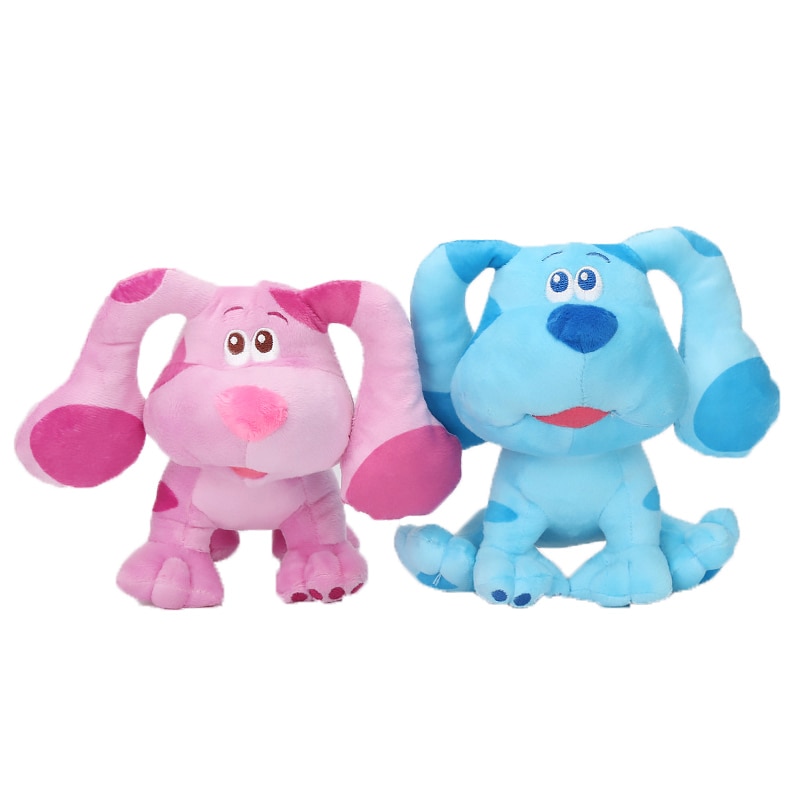 20cm Blue's Clues & You! Beanbag Plush Doll Blue Pink Dog Soft Stuffed ...