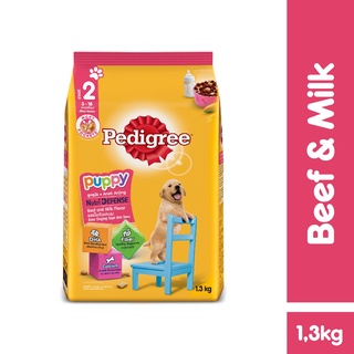 PEDIGREE Puppy Dog Food NutriDefense - Dry Puppy Food in Beef and Milk Flavor, 1.3kg.