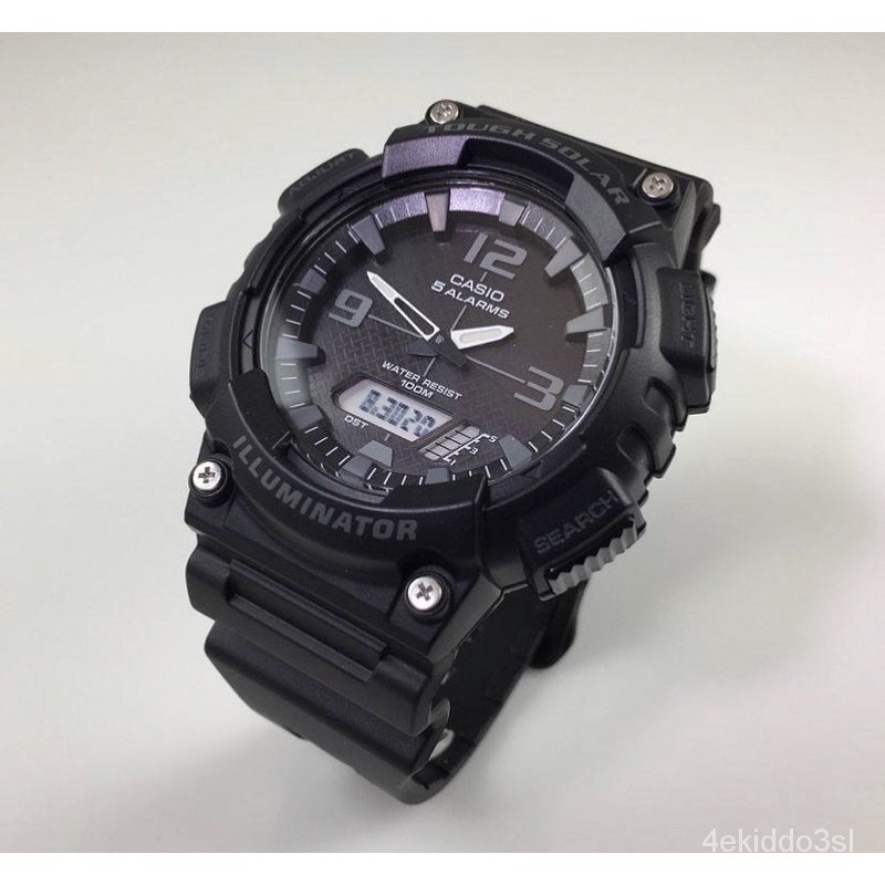 Casio Tough Solar AQS810W1A2 Digital Quartz AQS810W1A2 Illuminator ...